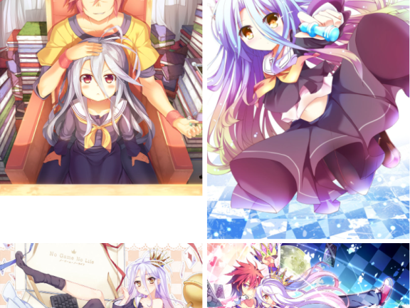 NO GAME NO LIFE 游戏人生 图片CG包[1363P]